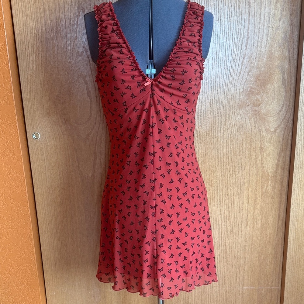 Like New Forever 21 Butterfly Print Dress
